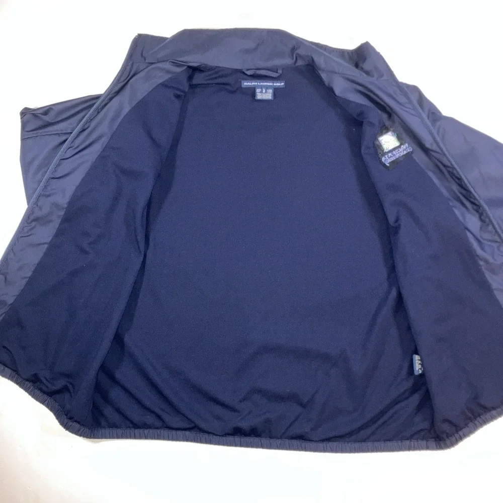 Polo Ralph Lauren Golf Navy Blue Jacket‎ Wachovia Championship Size Large